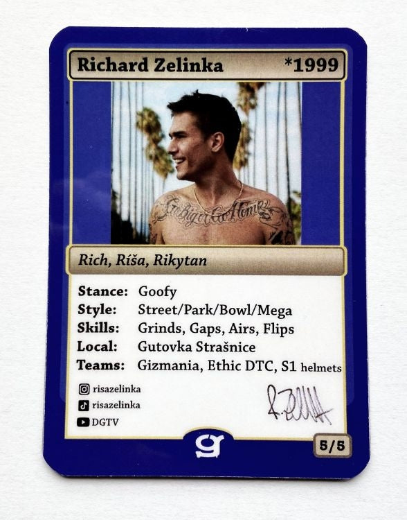 Kartička jezdce Richard Zelinka LTD